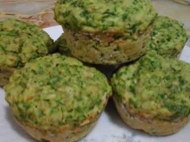 muffin di spinaci